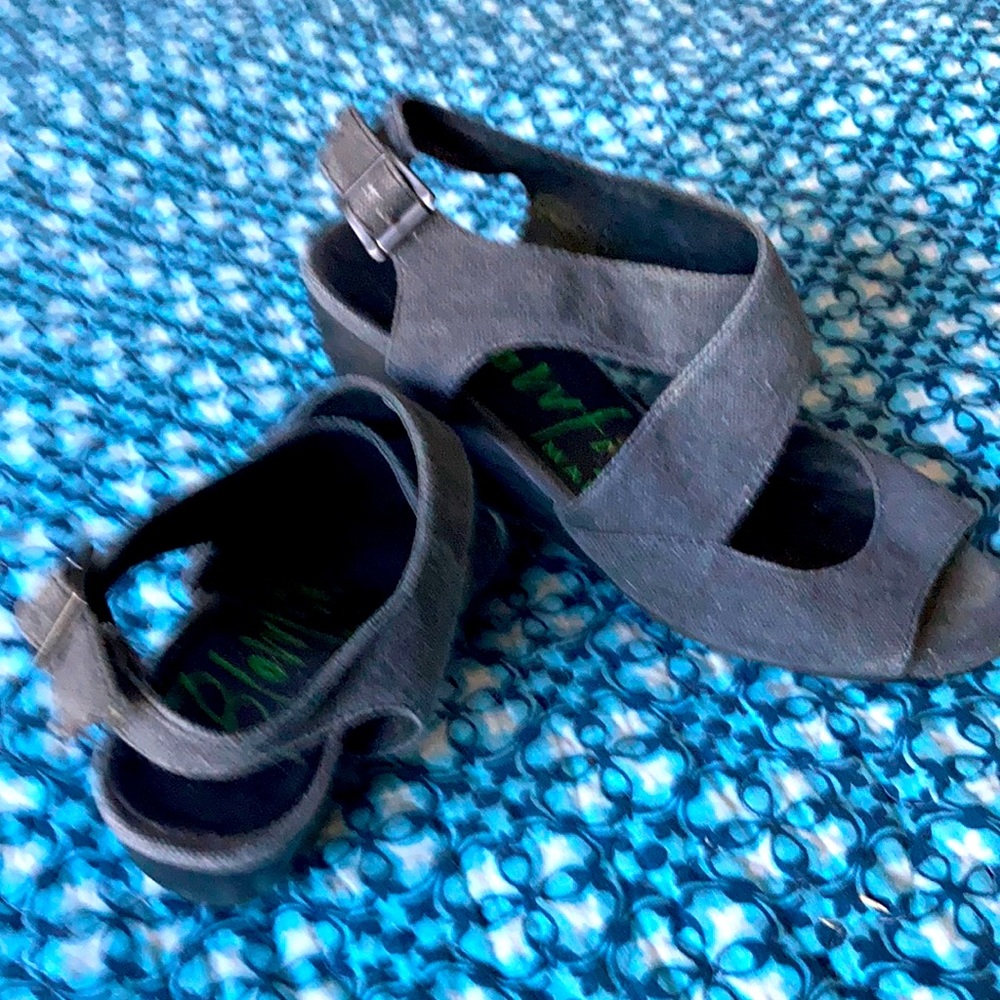 Lightly used Blowfish Sandals, Size 6.5